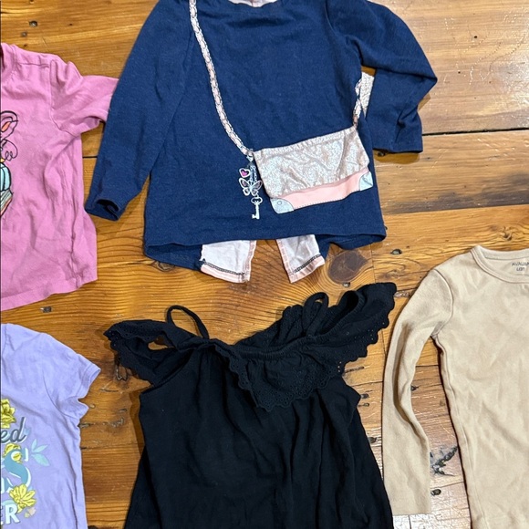 Bundle of girl toddler 3T tops long sleeve and short sleeve size 3T - Picture 6 of 9